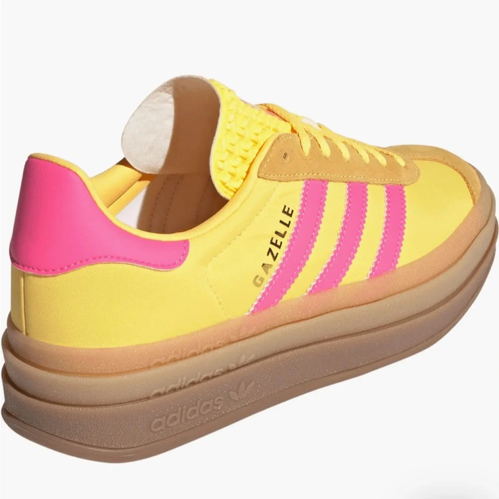 New Adidas Gazelle Bold Spark Lucid Pink - Picture 3 of 8